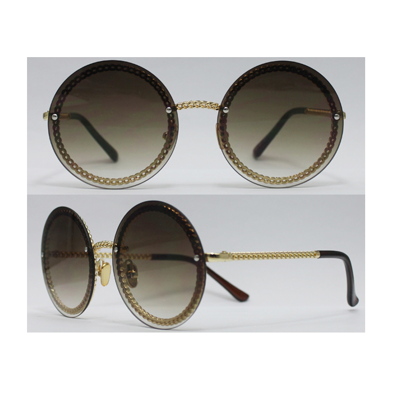 Unisex metalowe okulary z metalową ramą, soczewki ochronne UV 400, zamówienia OEM są mile widziane
